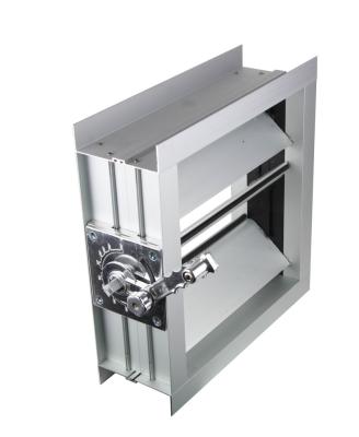 China Industrial HVAC Air Handling Unit Air Volume Damper With Aluminum Handle ABS Speed ​​Control Air Damper for sale