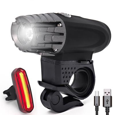 China Waterproof LED Bicycle Light Set USD Bike Light Super Bright Bike Tail Light for sale