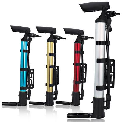 China PSI Mini Bike Pump Presta Schrader High Pressure High Pressure Bike Compressor for sale