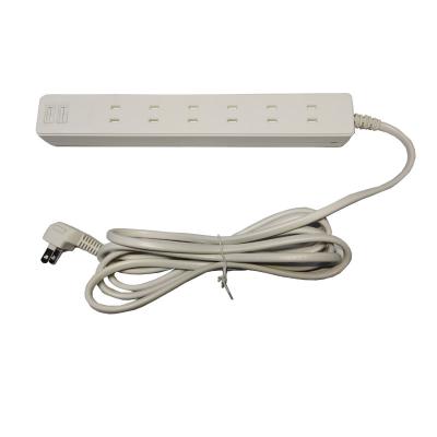 China Flame Retardant Type PC+ABS Extension Socket CE PSE Japan Japanese Power Strips USB Socket With 4 6 8 Outlets And 3 USB Charging Ports for sale