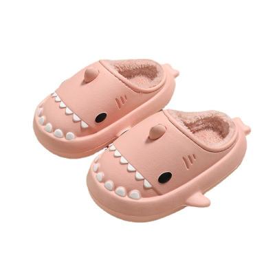 China Unique Shark Cotton Slippers Eva Slippers Autumn Winter Soft Custom Kids Waterproof Professional Kids Waterproof Slippers for sale