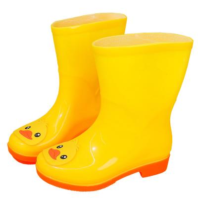 China Anti-odor children's rain boots boys and girls rain boots winter warm non-slip fleece for sale