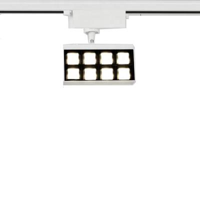 China Retail Store Square Track Light Led Track Light 20W 30W 60W Square Spot Light Track for sale