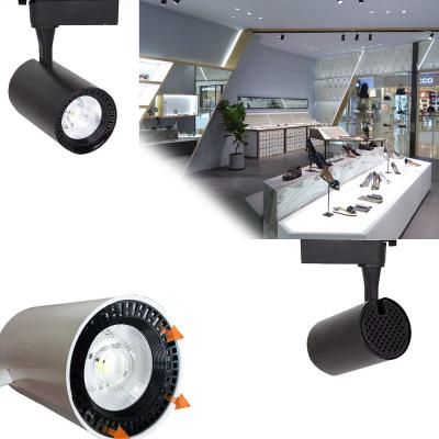 China High quality home decorative project villa hotel feather track light indoor modern design 220V led track light for sale