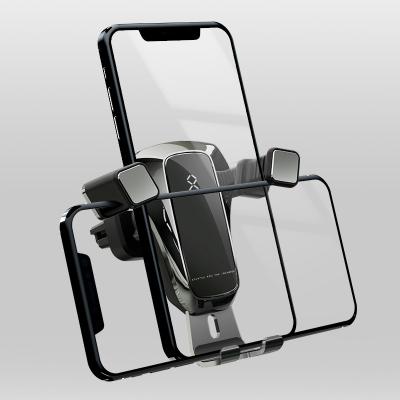 China New Navigation Mobile Phone Car Mouth Air Bracket Mobile Phone Car Screen Adjustable Gravity Bracket Horizontal And Vertical Bracket for sale