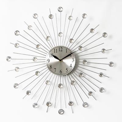 China Luxury and modern round wall clock decorative round wall clock automatic date large large for sale