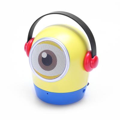 China No Tooth Rechargeable Portable Subwoofer Vofull Mini Cute Cartoon Animal Mp 3 Blue Tooth Speaker for sale