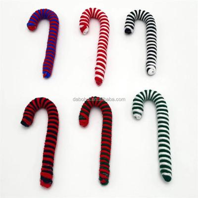 China Popular DIY Christmas Canes For Christmas Day Decorations DIY Christmas Hanging Crafts for sale