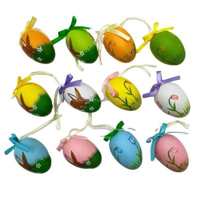 China Popular DIY Animal Plastic Painting Big Coloring Easter Eggs For Sale for sale