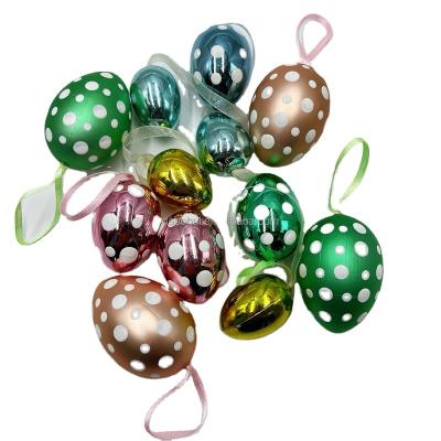 China Popular DIY Size And Color Custom Plastic Eggs Painted Handmade Easter Egg Eggs For Easter Gifts for sale