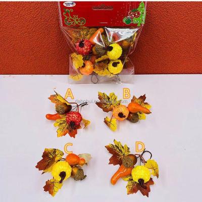 China Popular DIY Autumn Harvest Festival Decoration Thanksgiving Decorations Branch Ornaments For Home Decorations for sale