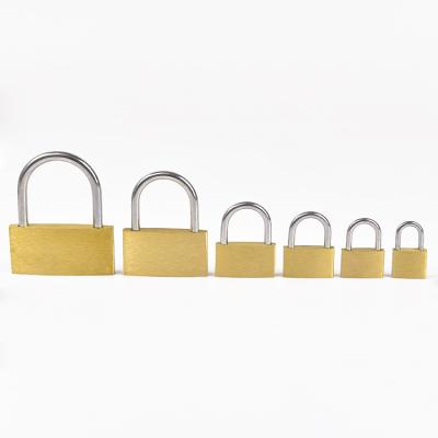 China Factory Price Fechadura De Latao Fechadura De Latao Waterproof Thin Copper Padlock Durable Special Design Metal Padlock for sale