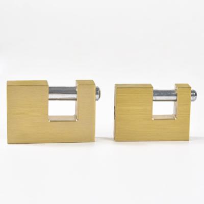 China High Security Durable Brass Heavy Duty Lock Rectangle Square Padlock for sale