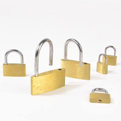 China Custom Durable 40MM Size Factory Price Cerradura De Laton Modern Multiple Direct Sales Copper Cheap Padlocks for sale