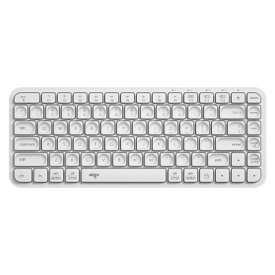 China Anti-ghosting aigo 84 keys membrane keyboard V200 white gaming keyboard for sale