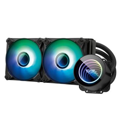 China Cooler Computer Case DarkFlash DX240V2 CPU Support Intel Gen12 240mm Water Cooler CPU Cooler Liquid Cooler for sale