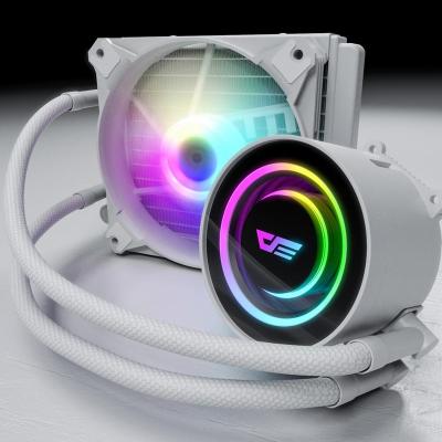 China Computer Case Darkflash DX120 Water Cooling Head Pump RGB Super Cooling Powerful Fan Computer Case Cooler for sale