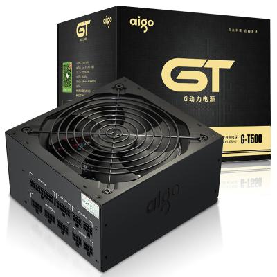 China Bronze Aigo GT-500 Desktop PC 500W Rated Power Supply Full Medal Desktop Module for sale