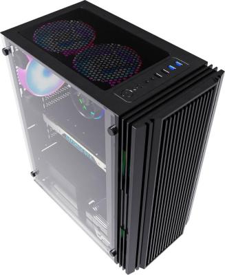 China With Side Panel Window Hot Sale 20cm Fan Atx PC Gaming Desktop Case for sale