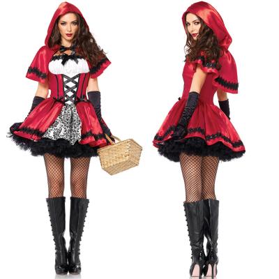 China Wholesale Anime plus size European foreign trade women's Halloween and American women's costume role-playing little red hood Co for sale