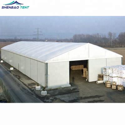 China Events 16m Width Aluminum Structure Warehouse Tent With Industrial Sandwich Wall Tent for sale