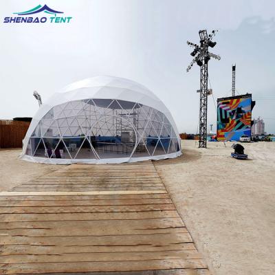 China Latest Stable Structure Large Steel Dome Event Tent Geodesic Dome Tent For Outdoor Exhibition for sale