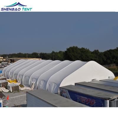 China Events Warehouse Storage Aluminum Exhibition Aircraft Curl Tent For Airplane for sale