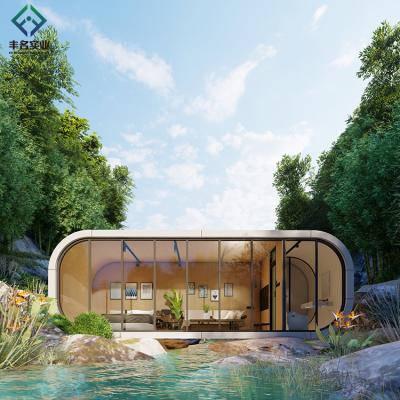 China Modern prefab glass prefab floating house contain prefab prefab farm house hous for sale