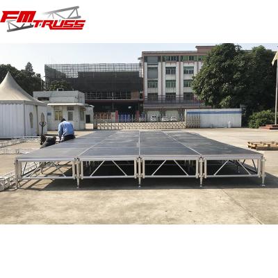 China Lightweight Assembly Aluminum Stage / Mobile Concert Stage / Portable Stage Platform for sale