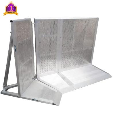 China Easily Assembled Wholesale Aluminum Cheap Crash Mojo Barrier For Sale Event Crowd Control Barrier Concert Control Crowd for sale