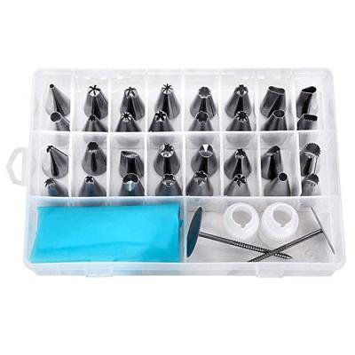 China Viable Wholesale Nozzle Tip 38 Pcs Fondant Tools Cake Decorating Sets Cake Tools and Baking Accessories for sale