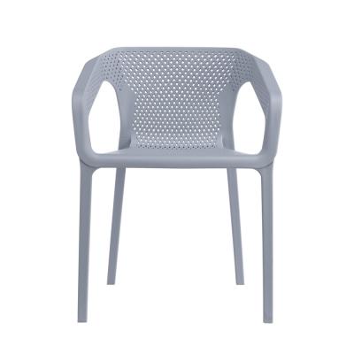 China Durable White Color Comfortable PV 5 Years Protected Plastic Garden Chair for sale