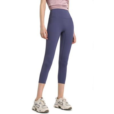 China Breathable Breathable Lift Up Cuffs Sports Women Fitness Running Yoga Pants High Waist Elastic Female Energy Pants Seamless Tights Cuffs for sale