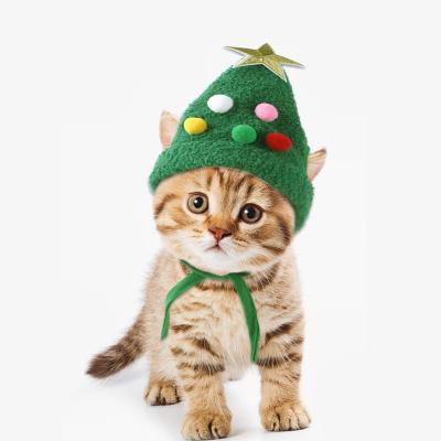 China Cute Dog Christmas Hats New Durable Pet Accessories Suitable For Winter Christmas - Tree Shape Hats For Soft Pets And Warm Hats for sale