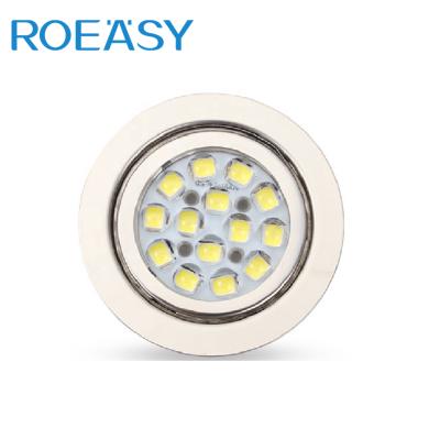 China Modern Ready To Ship Roeasy 86D14 Chrome Color Round Led Panel Light 2W PMMA Lamp Shade Factory Price for sale