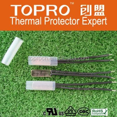 China Bimetal Metal Temperature Switch For Motor Thermal Protection for sale