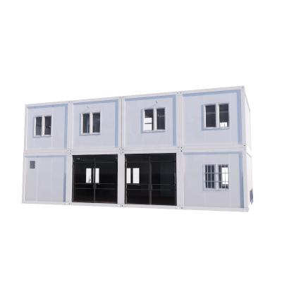 China Portable Prefab Parking Lot Shipping Container House Sandwich Panel Container Fabricated House For Sale for sale