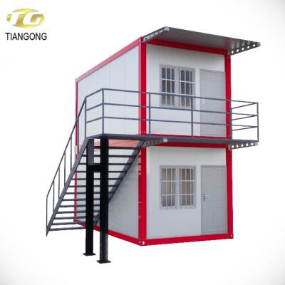 China Car park Australia prefab office foldable container house 20ft container prefab container house for sale