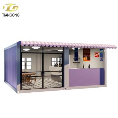 China Modern luxury portable tiny house for site office for sale