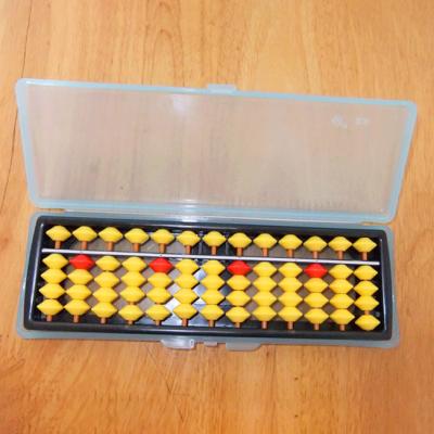 China ABS Material Plastic Student 13rods Abacus Box ABS Box Recyclable for sale