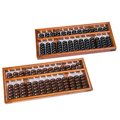 China Eco-friendly Material Super Quality 17 Large Rods Wooden Teacher Abacus for sale