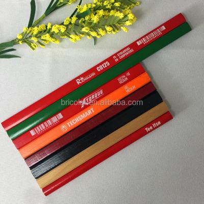 China Carpenter Pencil HB GOOD QUALITY CARPENTER MULTICOLORED WOODEN PENCIL for sale