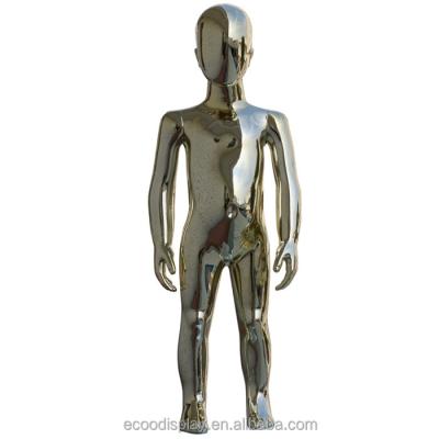 China Showcase Colorful Child Chrome Display Full Body Mannequin for sale