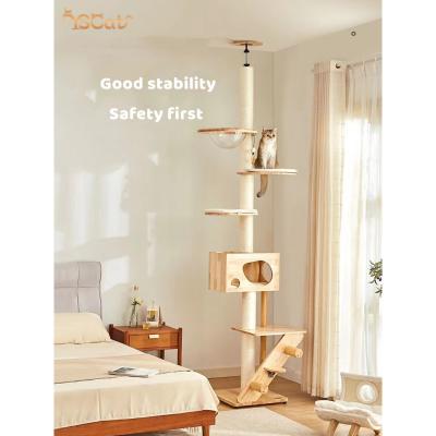 China 2023 Manufacturer's Luxury Cat Tower Good Quality Viable for sale