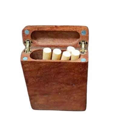 China Handwork Customized Wood Wooden Cigarette Cigar Box Solid Wood for sale