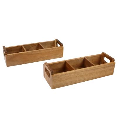 China Wholesale Handmade High Quality Tea Bag Holder Natural Wooden Tea Packaging Storage Box for sale