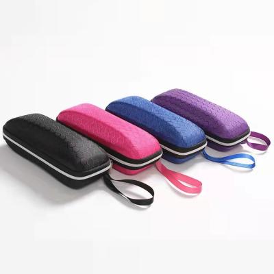 China Fashionable .eco-friendly Eyewear Cases Cover Sunglasses Case For Lanyard Zipper Eyeglass Cases For Men Women Glass Box for sale