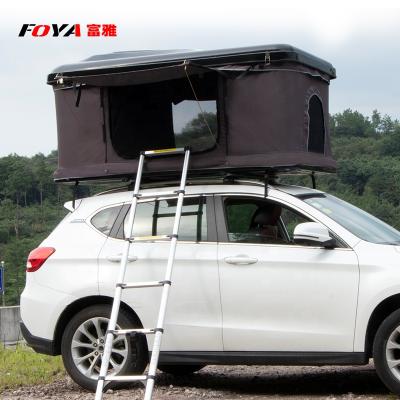 China UV-Resistant Outdoor Car Foldable Hard Open Roof Car Shell Hard Top Tent Box Hardtop Camping 4wd Box Tent Top Tent for sale