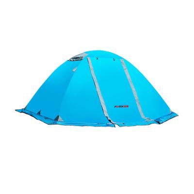 China Diamond Ground Nail 2021automatic Mesh Tent Event Outdoor Camping With Hexagonal Tent Outdoor Waterproof Double-decker For Snow for sale