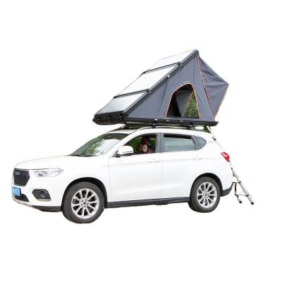 China Extended type Amazon hot tent for roof raising camper suv roof top tent hard shell aluminum for sale